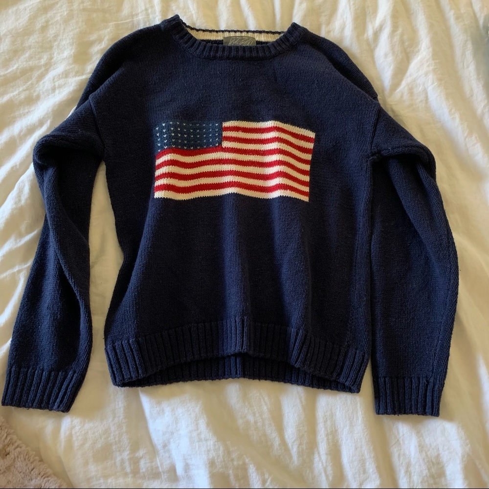 American flag sweater